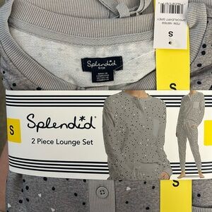 Splendid 2 Piece Womens lounge set gray size small